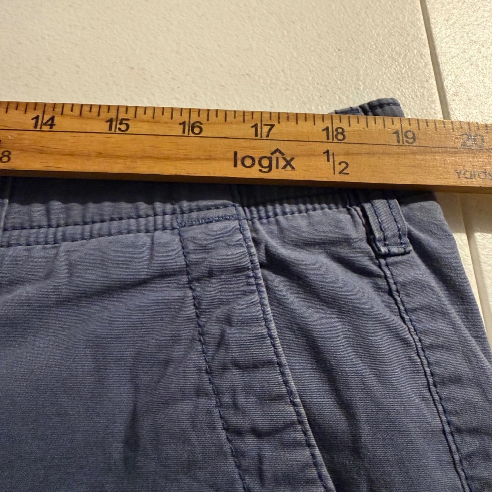 Mens Blue Cargo Shorts Size 38 Grunge Skater Utility Dirt Faded Outdoor Stretch - Picture 3 of 7